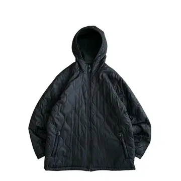 [ 새상품급 ] Pract ~00s 리버서블 후드 부착 퀼팅 자켓