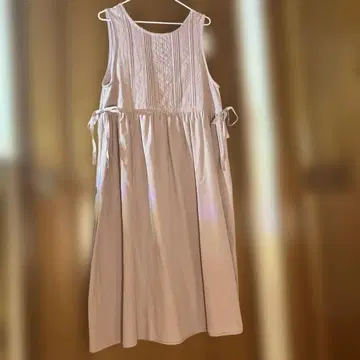 택 포함 새상품 SM2 레이스 덧댄 민소매 원피스