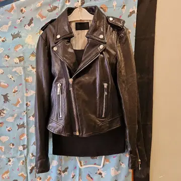 무루아 MURUA 시어링 가죽 라이더 자켓