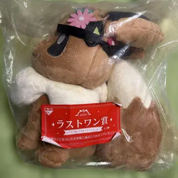 포켓몬 제일복권 이브이 봉제 인형 라스트 원 꽃 장식