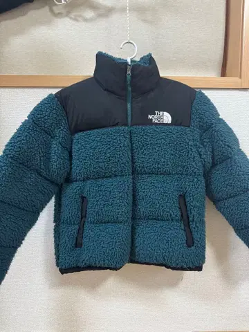 THE NORTH FACE 다크 틸 패딩 자켓