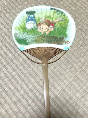 지브리 이웃집 토토로 대나무 부채