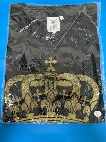 L 사이즈 미개봉 새상품 라르크앙시엘 hyde 탄생제 라이브 로고 T셔츠