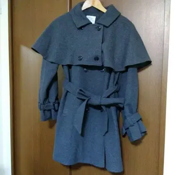 케이프 세트 미디 코트 그레이