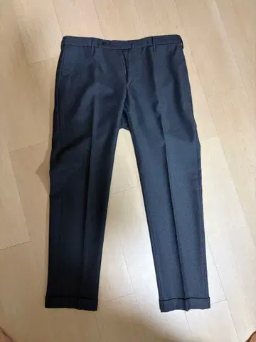 INCOTEX 차콜 그레이 플란넬 슬랙스 50