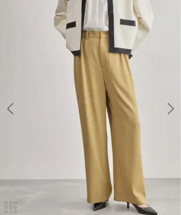 로페 비 실루엣 세미 와이드 팬츠