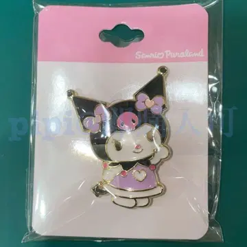 3 쿠로미 메탈 배지 원포인트 하트 시리즈 퓨로랜드 산리오