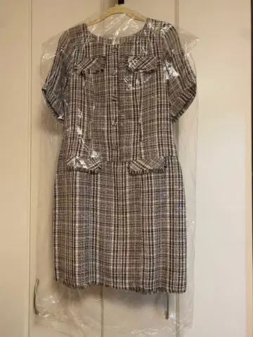 herlipto 클래식 트위드 미니 드레스