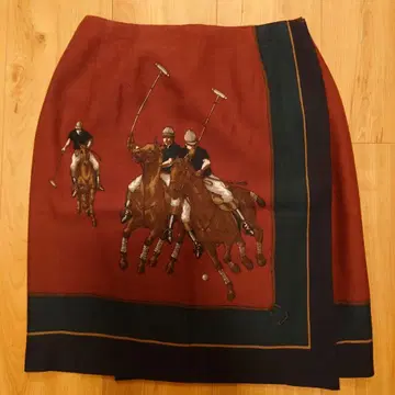 랄프 로렌 올 패턴 스커트