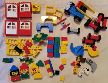 LEGO 레고 부품 묶음 판매 약 1kg 집 자동차 동물 어스 컬러