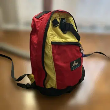 GREGORY 데이팩 파란색 택 가죽 지퍼 풀러 포함