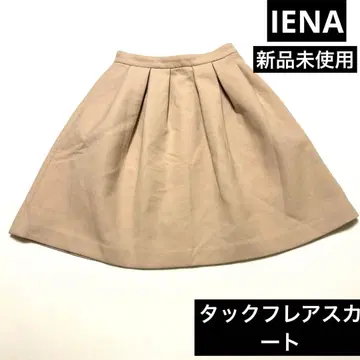 미사용 새상품 IENA 이에나 턱 플레어 스커트