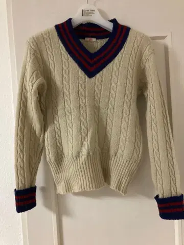 45rpm V넥 니트 사용감 있음