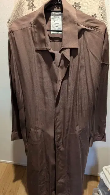 SHAREEF 브라운 자켓 GAME OVER