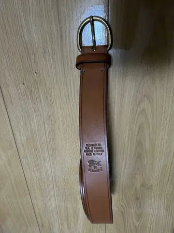 일비종떼 브라운 가죽 벨트 90cm