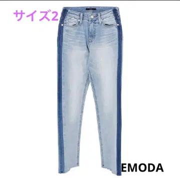 EMODA 에모다 2 사이드 라인 스키니 팬츠 (=^ ^=)