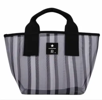 대만 한정판 R* 메쉬 스트라이프 토트백