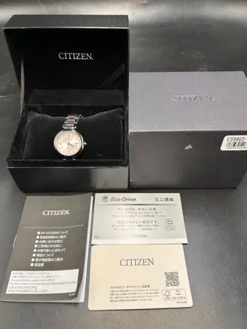 미사용 시티즌 xC 크로스시 ES9465-50W 전파 솔라 다이아 포함