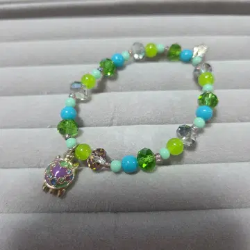 ANNA SUI 거북이 팔찌 그린