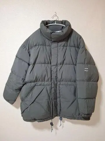 CITEN/시텐 패디드 다운 블루종 그레이 오버 사이즈