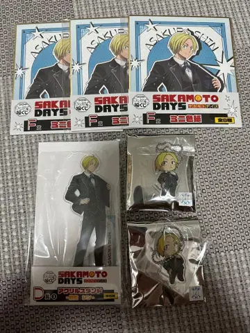 후쿠야 캐릭터 복권 SAKAMOTO DAYS 아사쿠라 신 6개 세트