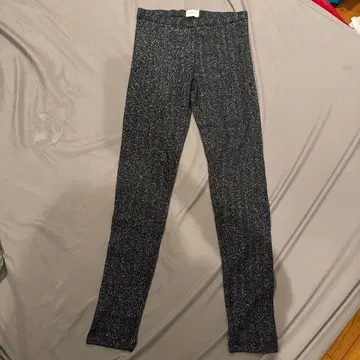 리브 라메 믹스 다크 그레이 레깅스