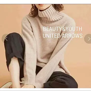 BEAUTY&YOUTH UNITED ARROWS 루즈 터틀넥 니트