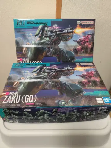 미개봉 새상품 Gundam GQuuuuuuX 자쿠(GQ) 2세트