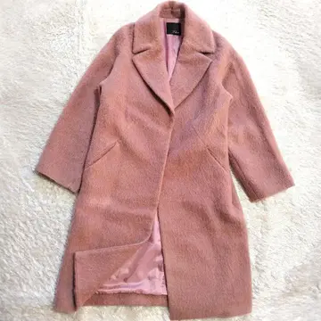 어반 리서치 로쏘 샤기 코트 울 모헤어 혼방