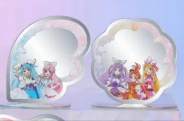 Amazon 너와 아이돌 프리큐어 영화 공개 기념 스탠드 거울 컴프 세트