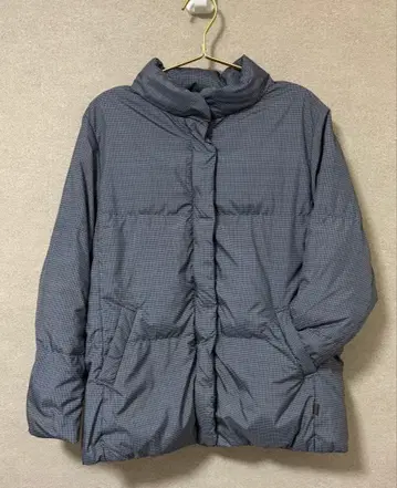 크로커다일 CROCODILE 건클럽 체크 무늬 다운 자켓 LLXL