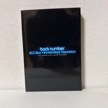 All Our Yesterdays Tour 2017 back number