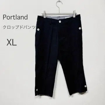 Portland (포틀랜드) 크롭 팬츠 네이비 여성용