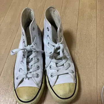 Converse 화이트 하이컷 스니커즈