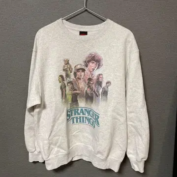 STRANGER THINGS 그레이 맨투맨 L