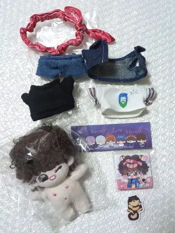 BTS 10cm V 태태 매직샵 봉제 인형 의류 덤 부속품