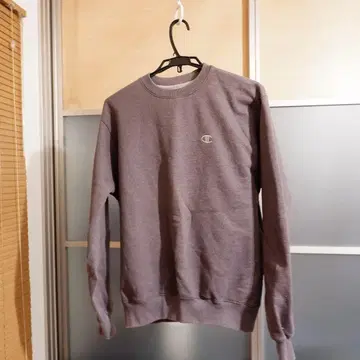 Champion 그레이 크루넥 맨투맨