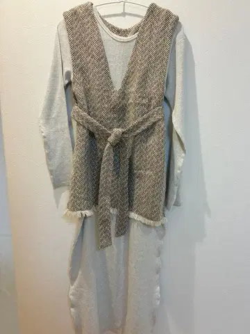 mystic 프린지 베스트 원피스 SET