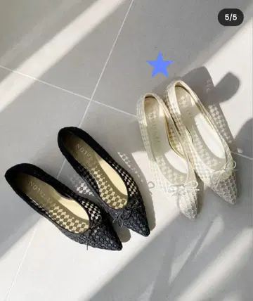 포인티드 플라워 스팽글 발레 23cm