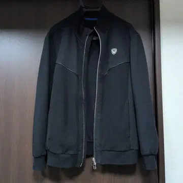 St ANDREWS 블랙 집업 스웨터 M