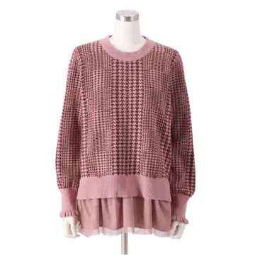 앤드러브 프릴 탈부착 가능한 설렘 니트 풀오버 [미개봉 새상품]