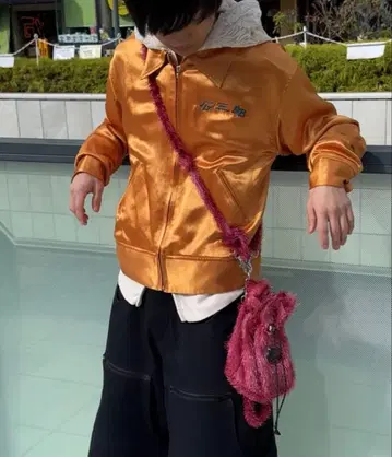 a2o 퍼프 파우치 지갑 체인