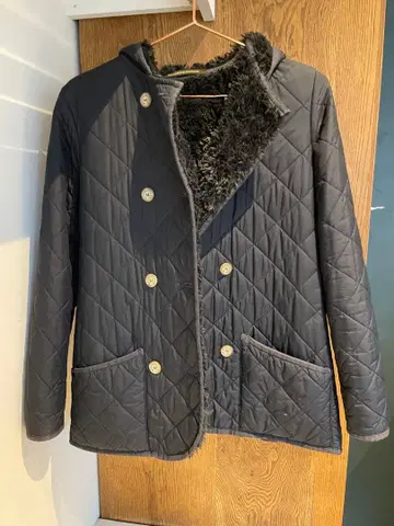 [ 컨디션 최상 ] Mackintosh 블랙 퀼팅 자켓 플리스 안감 부착