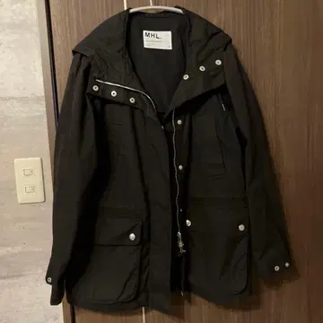 MHL. 마가렛호웰 마운틴 후드티 블랙