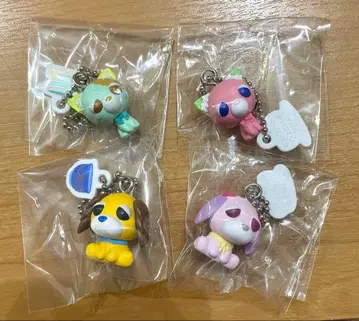 오차이누 볼 체인 마스코트 하나 무하 소 사쿠라 초코볼