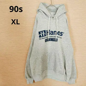 미국산 구제 의류 90s 헤인즈 맨투맨 후드티 멜란지 그레이 속기모