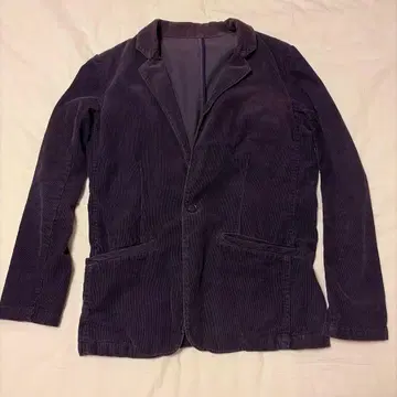 M 사이즈 BEAMS 다크 퍼플 코듀로이 자켓