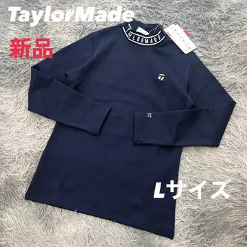 새상품 테일러메이드 모크넥 긴팔 셔츠 속기모 네이비 L 사이즈