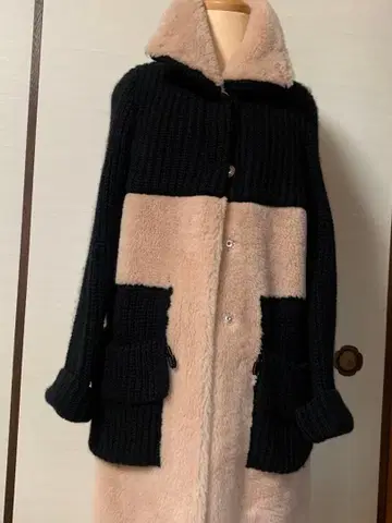 수입 에코 테디베어 롱 코트