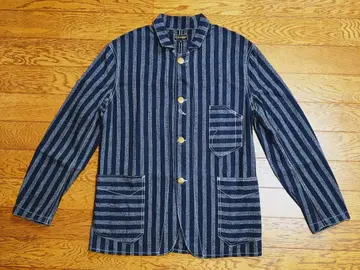 UNION GARMENT 스트라이프 커버올 36 체인지 버튼